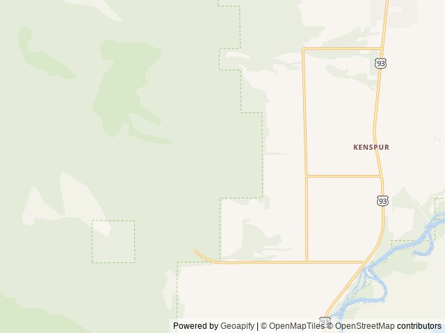 Map of Larry Creek Group Camp location at Stevensville, MT, United States