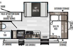 2020 Forest River RV Rockwood GEO Pro 20BHS