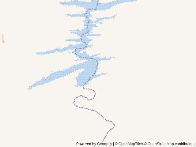 Map of Horseshoe Bend (Dierks Lake) location at Dierks, AR, United States
