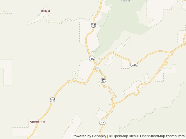 Map of Rafter J Bar Ranch location at Hill City, SD, United States