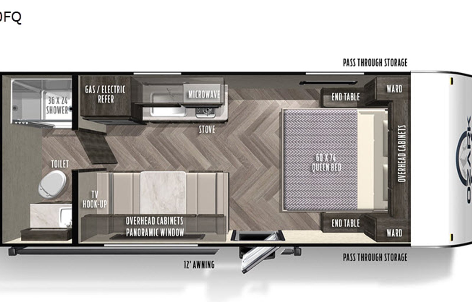 2019 Forest River RV Ozark 1660FQ