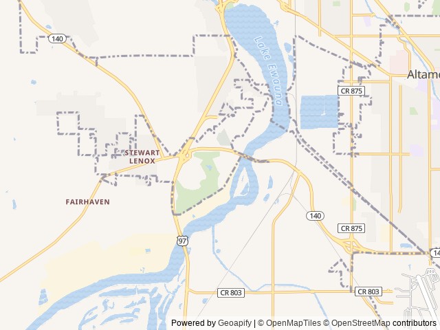 Map of Volcanic Legacy RV Park location at Klamath Falls, OR, United States