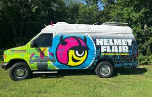 Custom van build out: Unique wrap; diesel heater