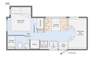 2019 Winnebago Outlook 22C RV rental photo 2