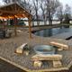 Fishing pond at Creek Side Resort RV Park in Hays, KS