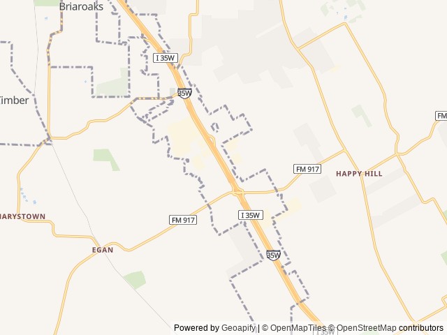 Map of Elk Horn RV Lodge location at Benbrook, TX, United States