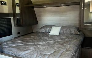 Spacious modern camper with ample sleeping options