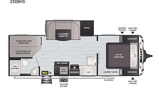 2021 Keystone RV Bullet 250BHS