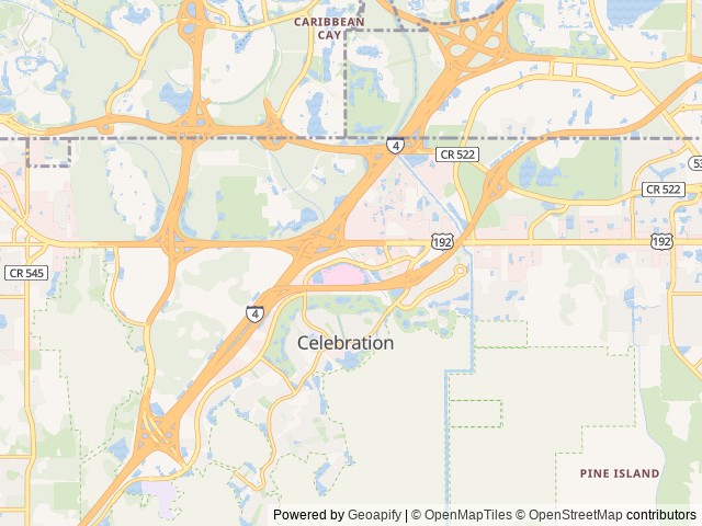 Map for STUNNING + *Twilight* (Delivery Available) near Celebration, FL