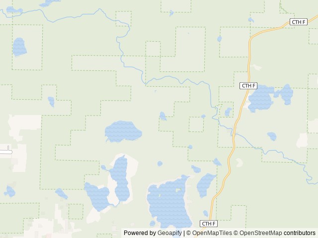 Map of Heaven's Up North Campground location at Lakewood, WI, United States