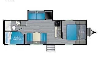 2021 Heartland Trail Runner 26' bunk house
