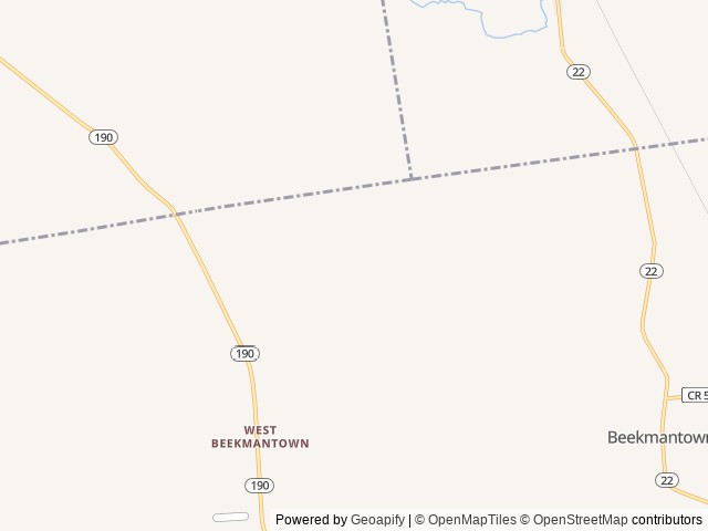 Map of Twin Ells Campsites location at West Chazy, NY, United States