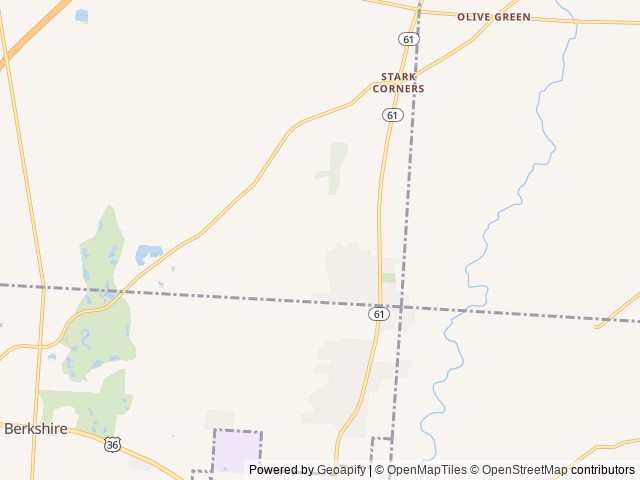 Map for Cherokee Grey Wolf Black Label Adventure Trailer near Sunbury, OH