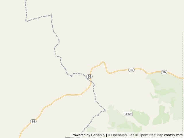 Map of Emigration Campground location at Montpelier, ID, United States