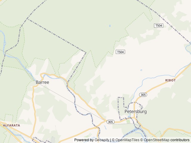 Map for 2021 nuCamp RV TAB 400 Std. Model near Alexandria, PA