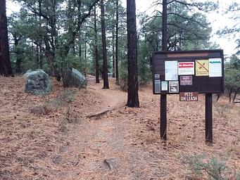 GROOM CREEK HORSE CAMP trail head