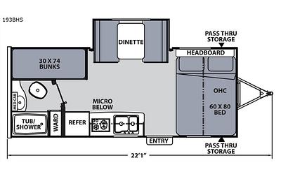 2018 Apex Nano 193BHS RV rental photo 2