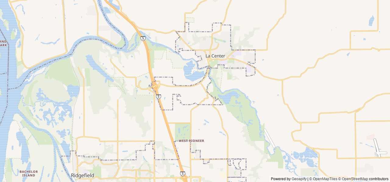 Map for Sully | Family Bunkhouse | Sleeps 10 | Stocked near Ridgefield, WA