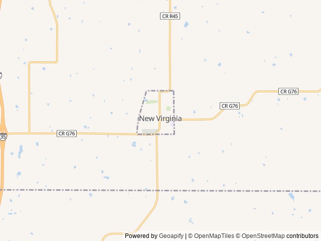 Map for 2007 Keystone RV Springdale 179RD near New Virginia, IA