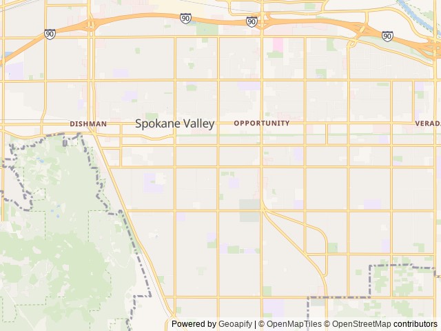 Map for 2021 CrossRoads RV Sunset Trail SS331BH near Spokane Valley, WA