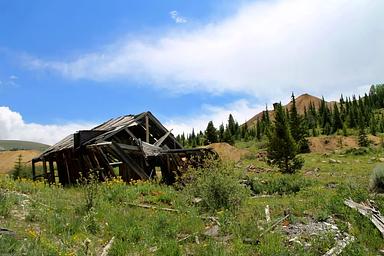 Old Mining Shack Just A Short Hike From Silver Dollar Campground