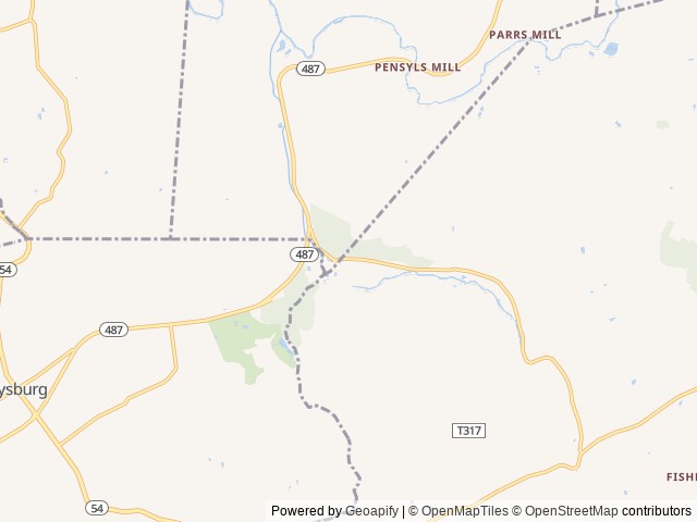 Map of Knoebels Amusement Resort & Campground location at Elysburg, PA, United States