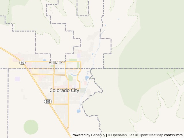 Map of Zion View Camping location at Hildale, UT, United States