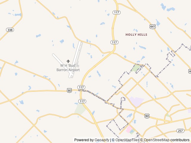 Map of Starlit Hollow location at Dublin, GA, United States