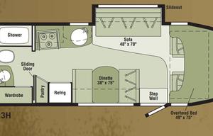23" 2007 WINNEBAGO VIEW - DIESEL