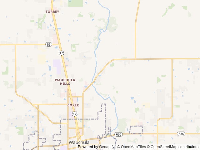 Map of ERAS RV Resort location at Wauchula, FL, United States
