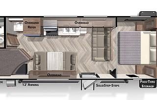 2022(2) Forest River RV Salem Cruise Lite 261BHXL