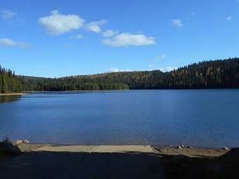 Jubilee Lake Boat Launch close up