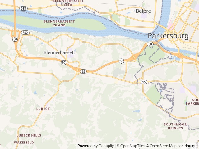 Map for 2020 Eagle HT TT near Parkersburg, OH