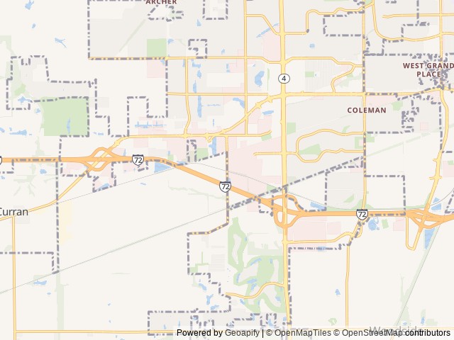 Map for 2018 Jayco Motorhome sleeps 10! near Springfield, MO