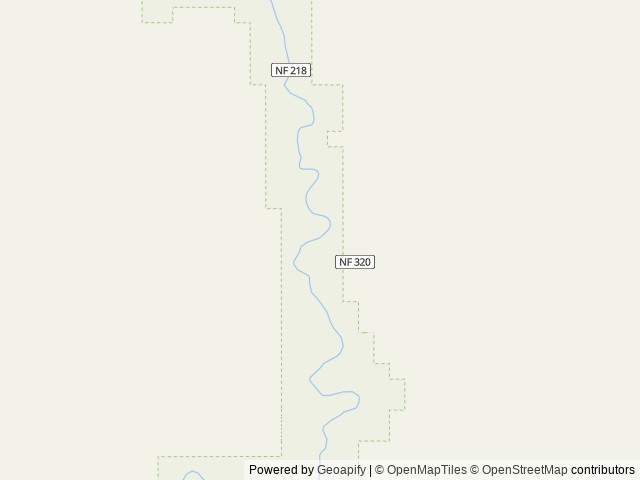 Map of Red Ives Cabin location at Saint Maries, ID, United States