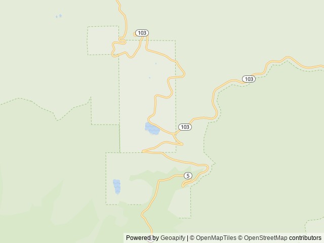Map of Echo Lake location at Morrison, CO, United States