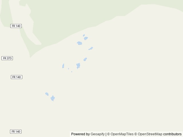 Map of Barker Recreation Area location at Escalante, UT, United States