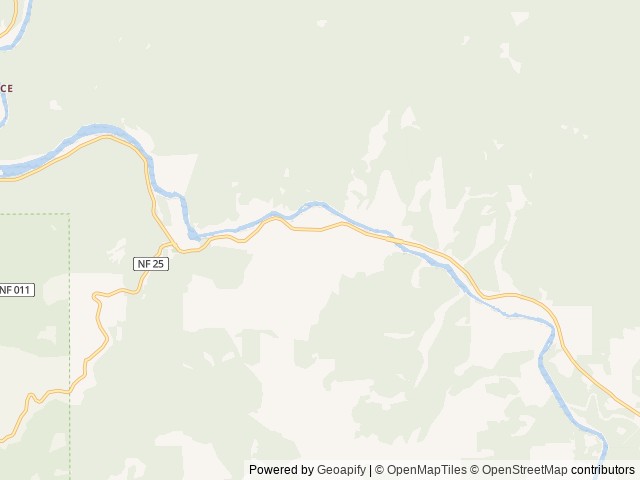 Map of Indian Mary location at Merlin, OR, United States