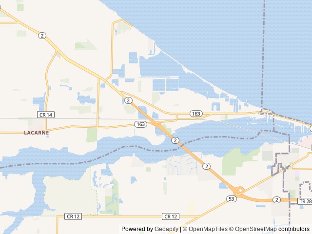 Map of Sauder Village Campground location at Grover Hill, OH, United States