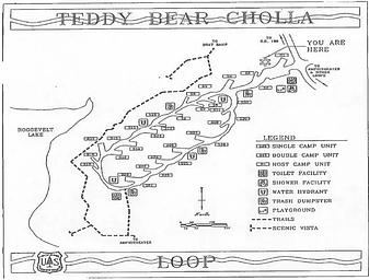 Teddy Bear Loop Map