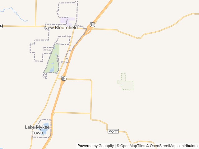 Map for 2018 Keystone RV Passport 3350BH Grand Touring near New Bloomfield, MO
