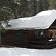Mill Creek Cabin in winter