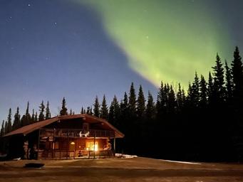 Aurora viewing in Tok Alaska Northern Lights