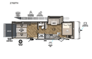 2023 Forest River RV Ozark 2700TH