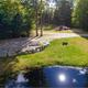 RV site, with pond
