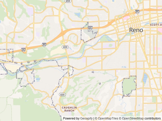 Map for 2007 Coachmen RV Freelander 3150SS near Reno, CA