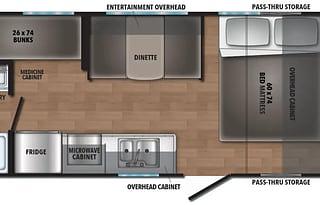 2021 Shasta Family Bunkhouse