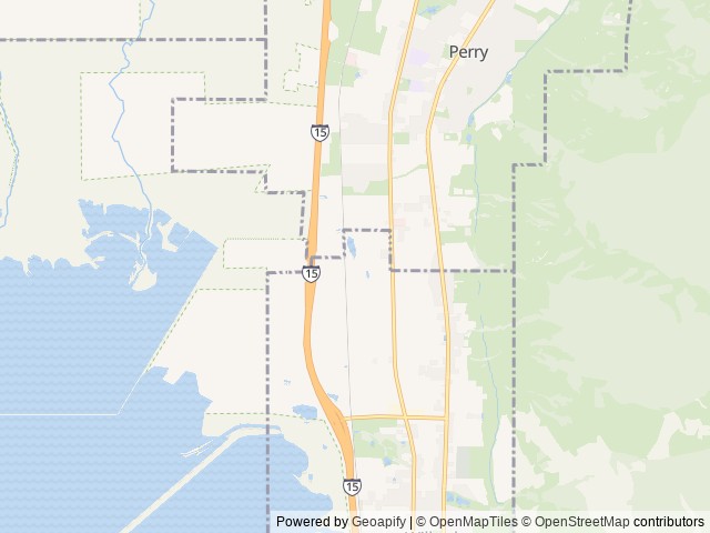 Map for Easy-to-Drive Family RV | Entegra Odyssey 27U near Perry, UT