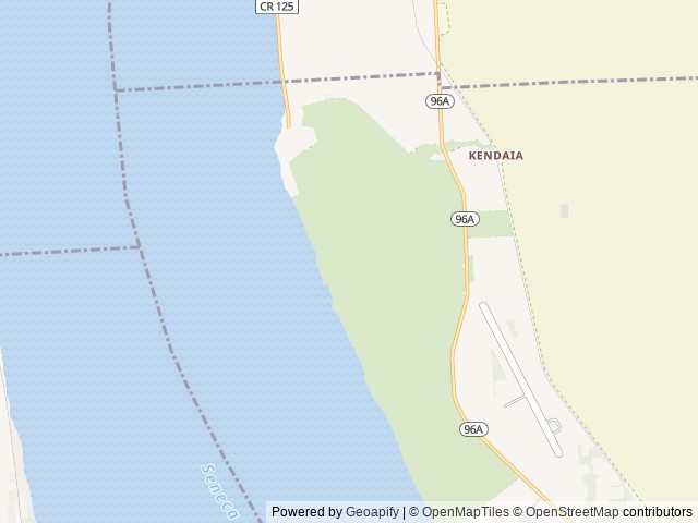 Map of Seneca Lake Resorts location at Romulus, NY, United States
