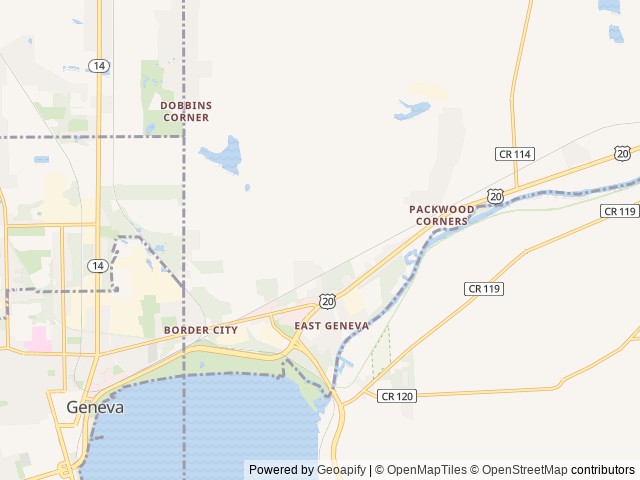 Map for 2021 Forest River RV Wildwood 22RBS near Waterloo, NY